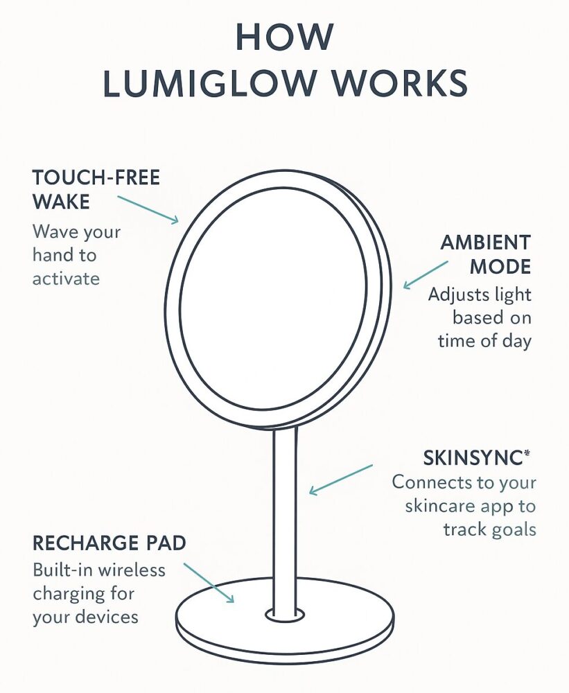 LumiGlow Product Diagram LumiGlow Product Diagram