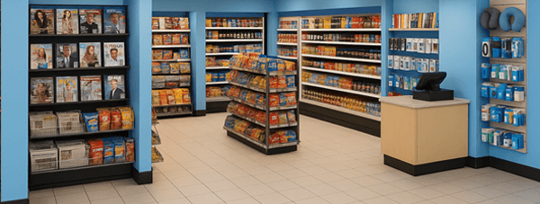 New stand / convenience store at the Cedar Point Regional Airport New stand / convenience store at the Cedar Point Regional Airport
