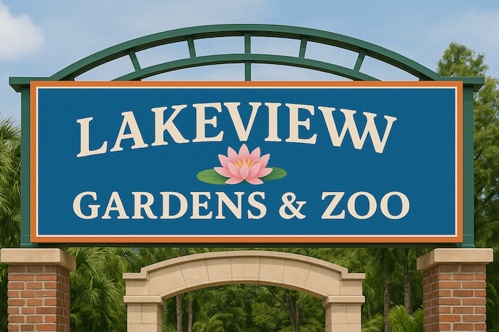 Exterior of Lakeview Gardens & Zoo Exterior of Lakeview Gardens & Zoo